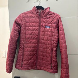 Patagonia Nano Puff Jacket- Women's size S in red/maroon